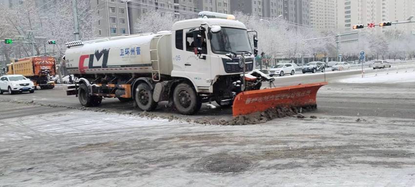 即下即清，雪停路净晋州市城管执法局全...